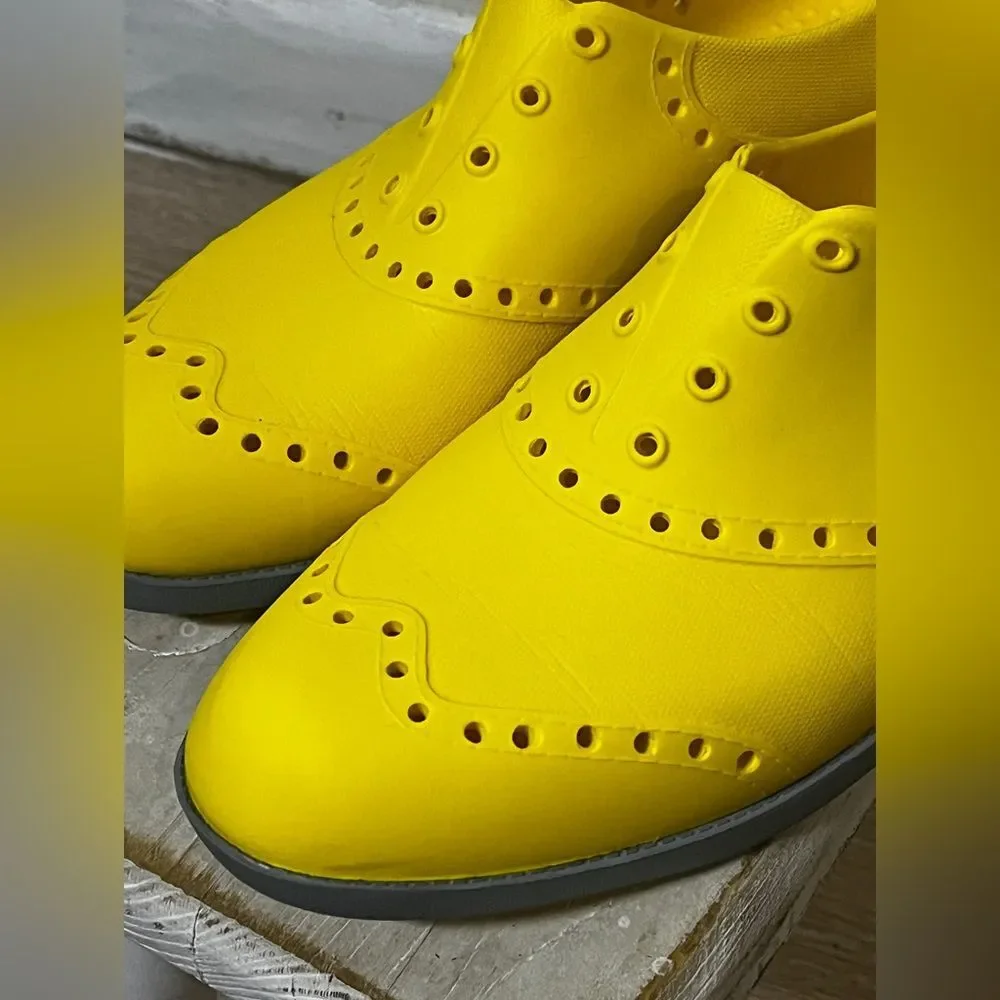 Biion Yellow Oxford Golf Shoes M-5, W-7